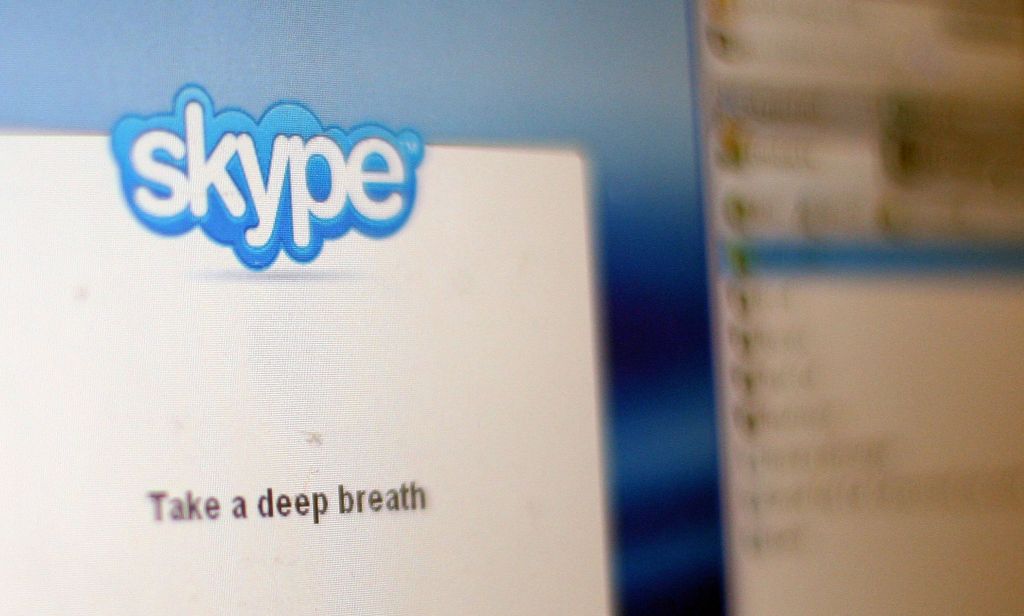 Tela do Skype: falta de sintonia com as atividades do eBay | Mario Tama/AFP