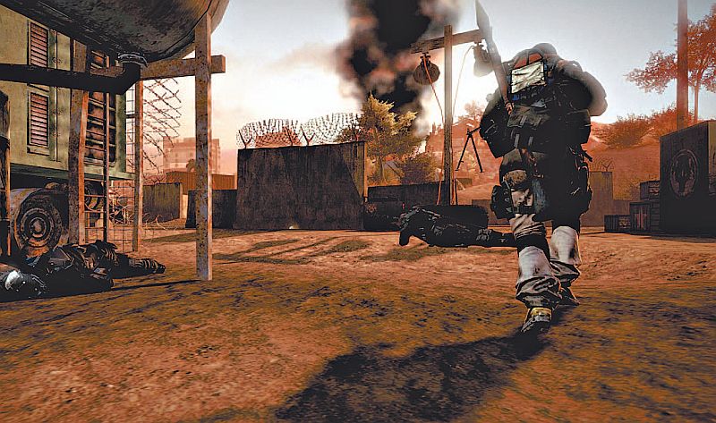 Cena de MAG: os gráficos não são grande coisa, mas ter 256 jogadores sem perda de agilidade nos controles compensa | Divulgação