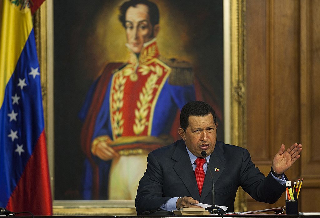 Presidente hugo Chávez discursa no Palácio Miraflores, em Caracas | Reuters