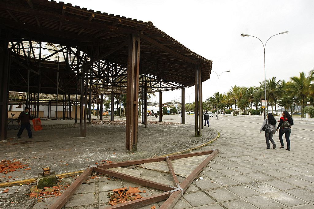 Local onde deverá ser construído o terminal: expectativa de atração de mais turistas para o Paraná | Marcelo Elias/Gazeta do Povo