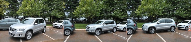 Se a vaga tiver dimensões adequadas, o motorista depois de acionar a ré pode tirar as mãos do volante, uma vez que o sistema se encarrega de acomodar o carro. O único trabalho do condutor é controlar a velocidade de manobra pelo pedal do freio | Fotos: Divulgação/Volkswagen