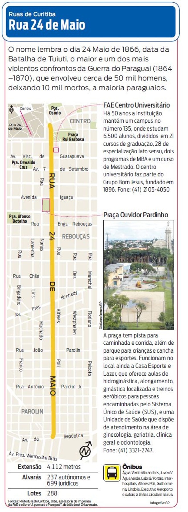 Confira a localização Rua 24 de maio | 