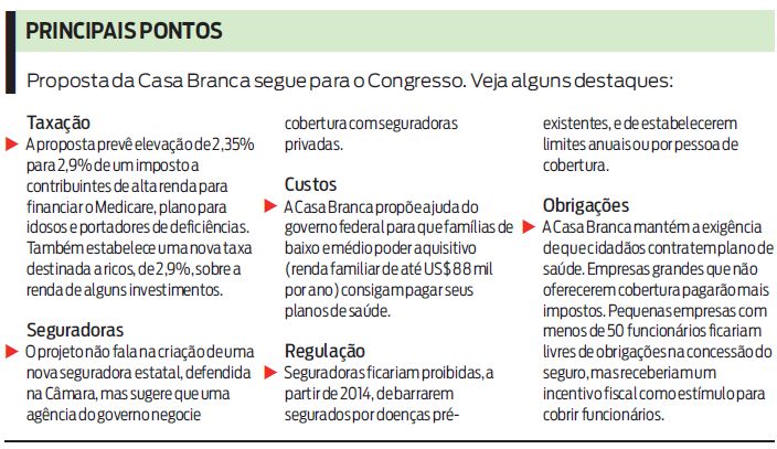 Veja os principais pontos da nova proposta da Casa Branca para a Saúde |