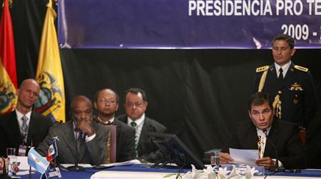 Reunião dos líderes da Unasul em Quito | Reuters