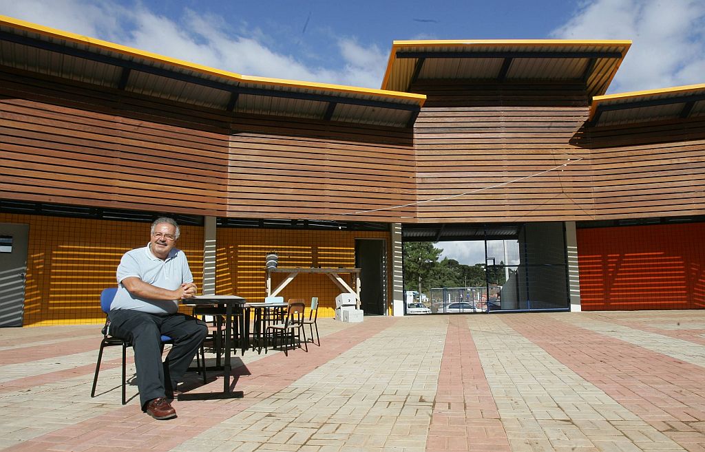 Belmiro Valverde no Centro Educacional João Paulo II | Daniel Castellano/Gazeta do Povo