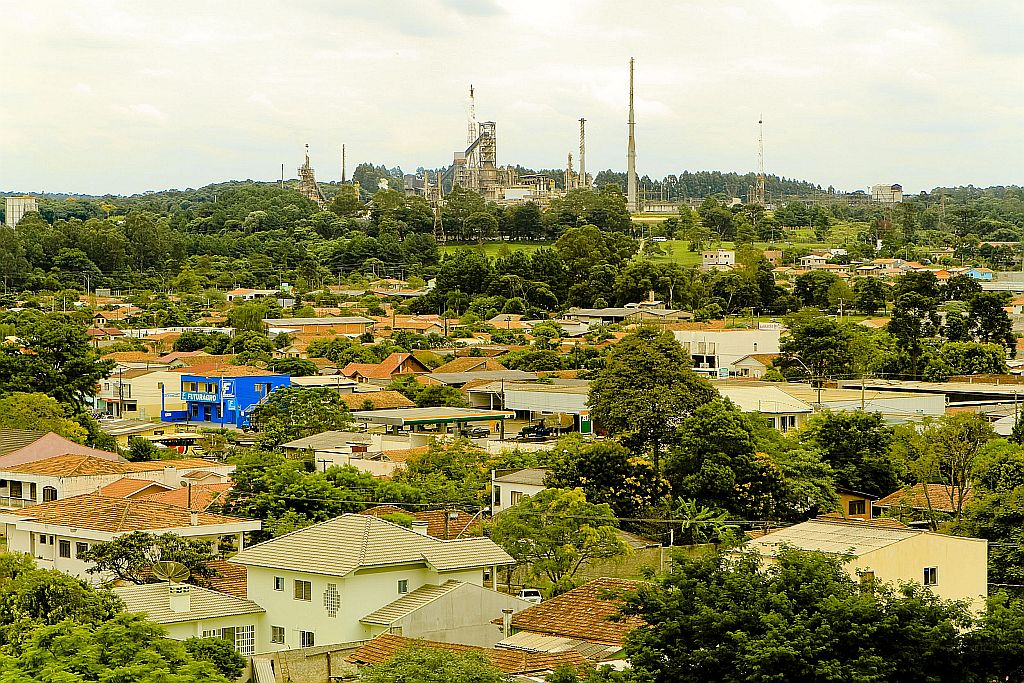 A SIX, vista do centro de São Mateus do Sul: pesquisas geram receita de mais de R$ 800 milhões anuais à Petrobras | Diego Pisante