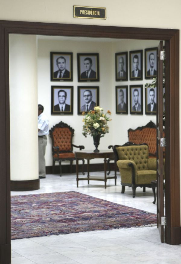 Gabinete de Nelson Justus, que garante que nada ficará sem a devida resposta no curso das investigações | Hedeson Alves/ Gazeta do Povo