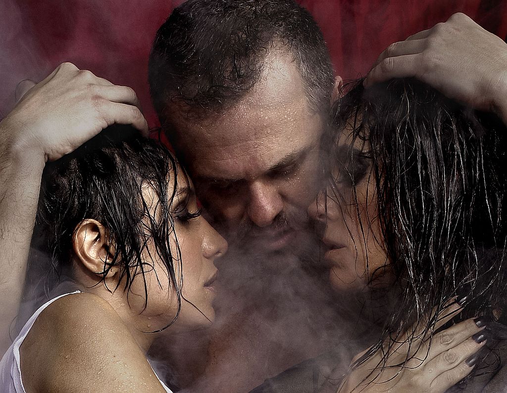 Maria Maya, Leonardo Franco e Cristiane Torloni: paixão, infidelidade, ciúmes e dor num melodrama sobre teatro e sexualidade | Lenise Pinheiro/Divulgação