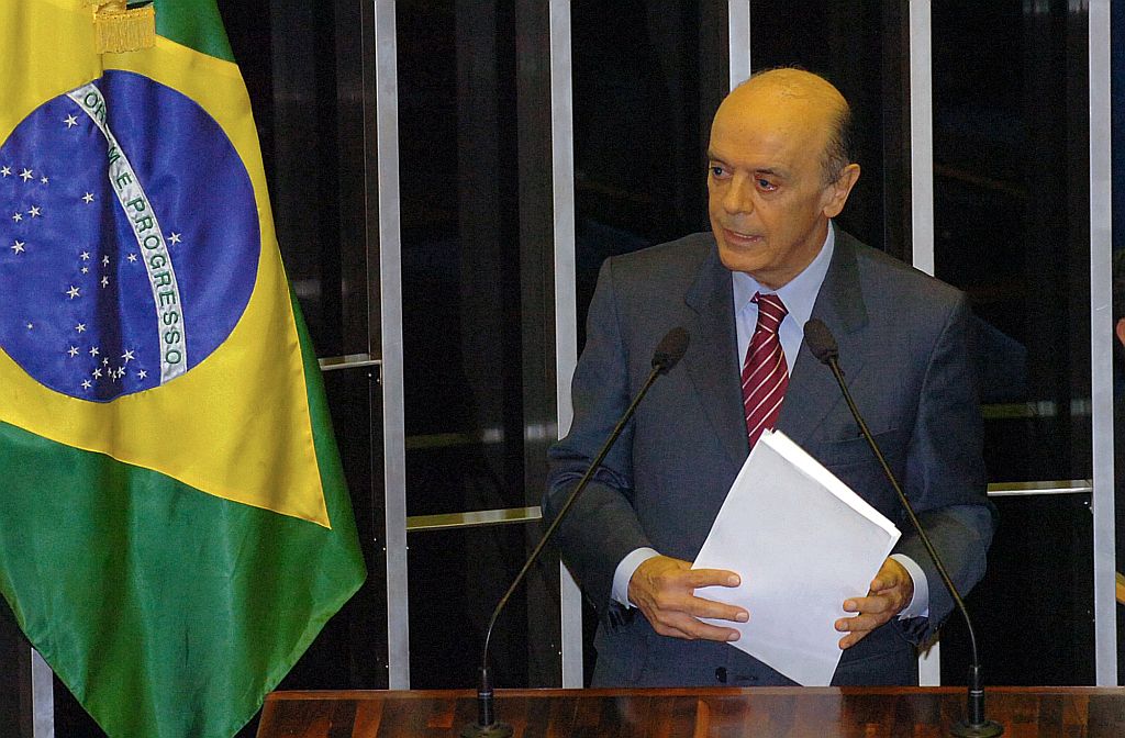 Serra, em discurso contra o PT no Congresso: estratégia de criar fatos políticos | Luís Cruvinel/Ag. Câmara