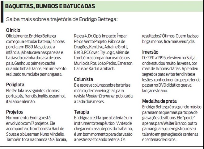 Saiba mais sobre a trajetória de Endrigo Bettega |