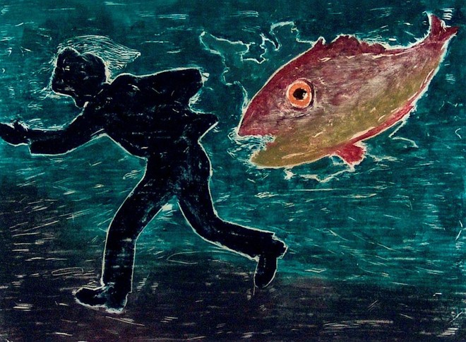 Além de xilogravuras, mostra conta com objetos pessoais e vídeo |