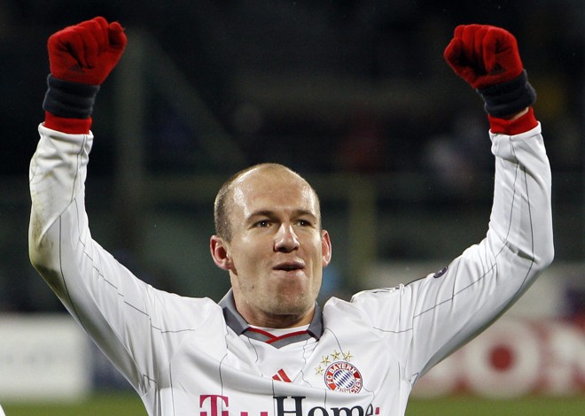 Robben marcou o golque garantiu ao Bayern a vaga na próxima fase da Liga | Max Rossi / Reuters