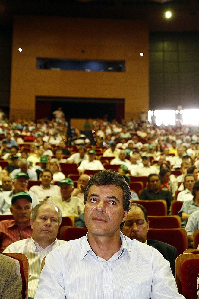 Beto, na primeira fila: campanha começou lá atrás. |