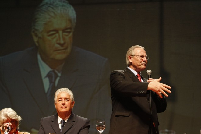 Pessuti e Requião: inimizade em quatro meses. |