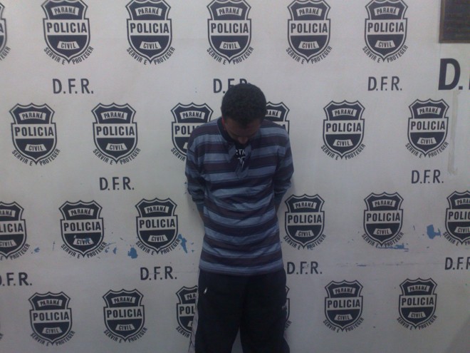 Luiz Carlos Serafini foi flagrado com o arsenal |