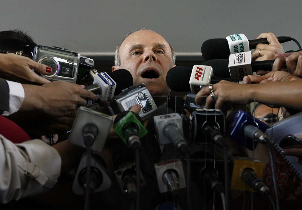 O ministro Mantega: declarações sobre a restituição não foram bem recebidas, no ano passado | Jamil Bittar/Reuters