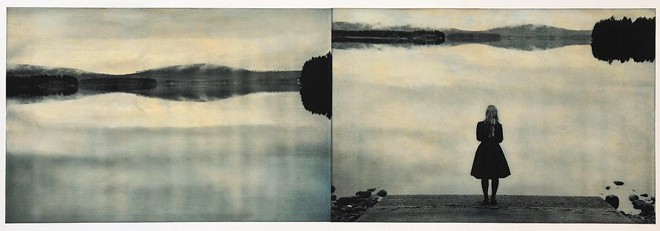 Ao retratar cachoeiras, rios e o mar na Finlândia, a artista evoca tradição do romantismo nas artes de seu país |