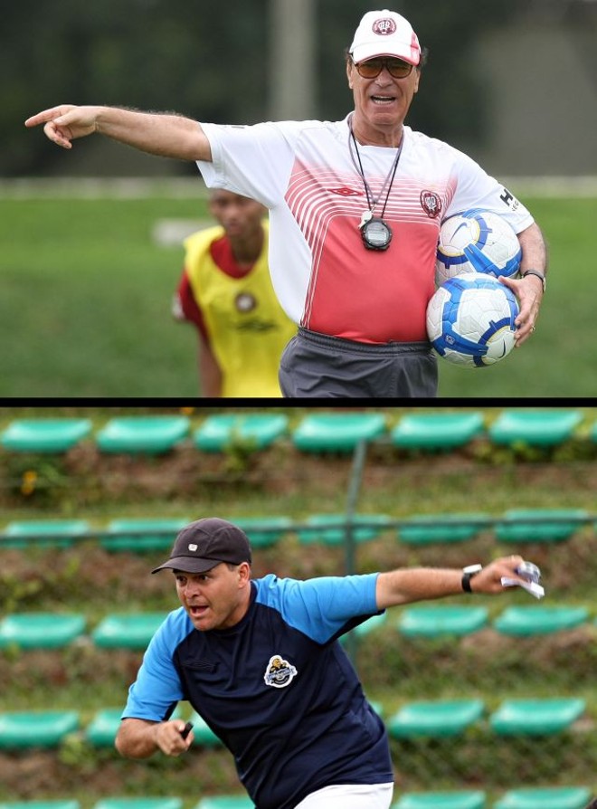 Antônio Lopes encerra sua quarta passagem pelo Atlético. Leandro Niehues, vice-campeão estadual com o J. Malucelli em 2009, é o novo treinador. | Jonathan Campos e Albari Rosa/ Gazeta do Povo