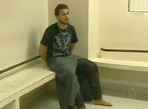 O assassino do cartunista Glauco tentava fugir para o Paraguai quando foi preso em Foz do Iguaçu | Reprodução TV Paranaense