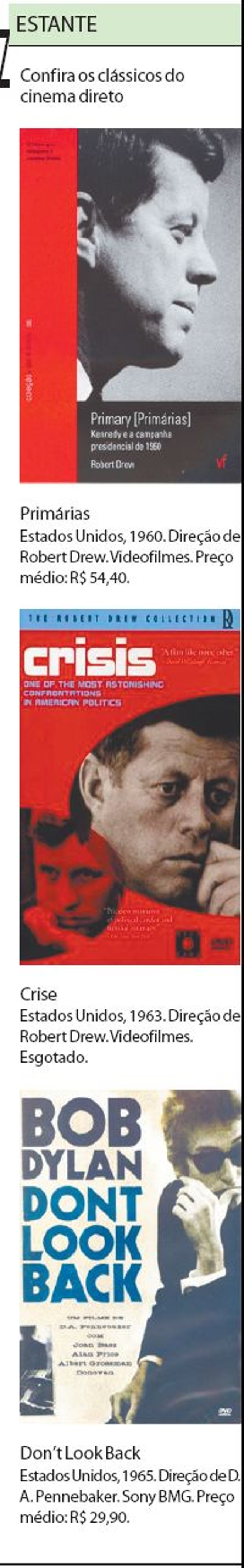 Confira os clássicos do cinema direto |