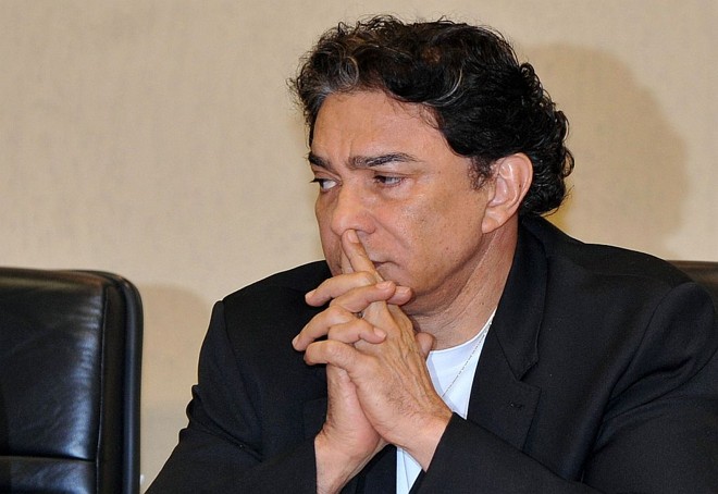 Durval Barbosa, delator do mensalão, em sua primeira aparição pública: Quem tiver sua culpa que assuma, pois muita coisa vai acontecer | Marcello Casal Jr./ABr