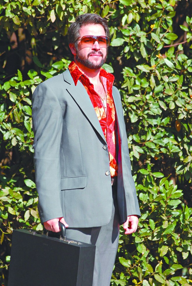 Murilo Couto no palco do Risorama |