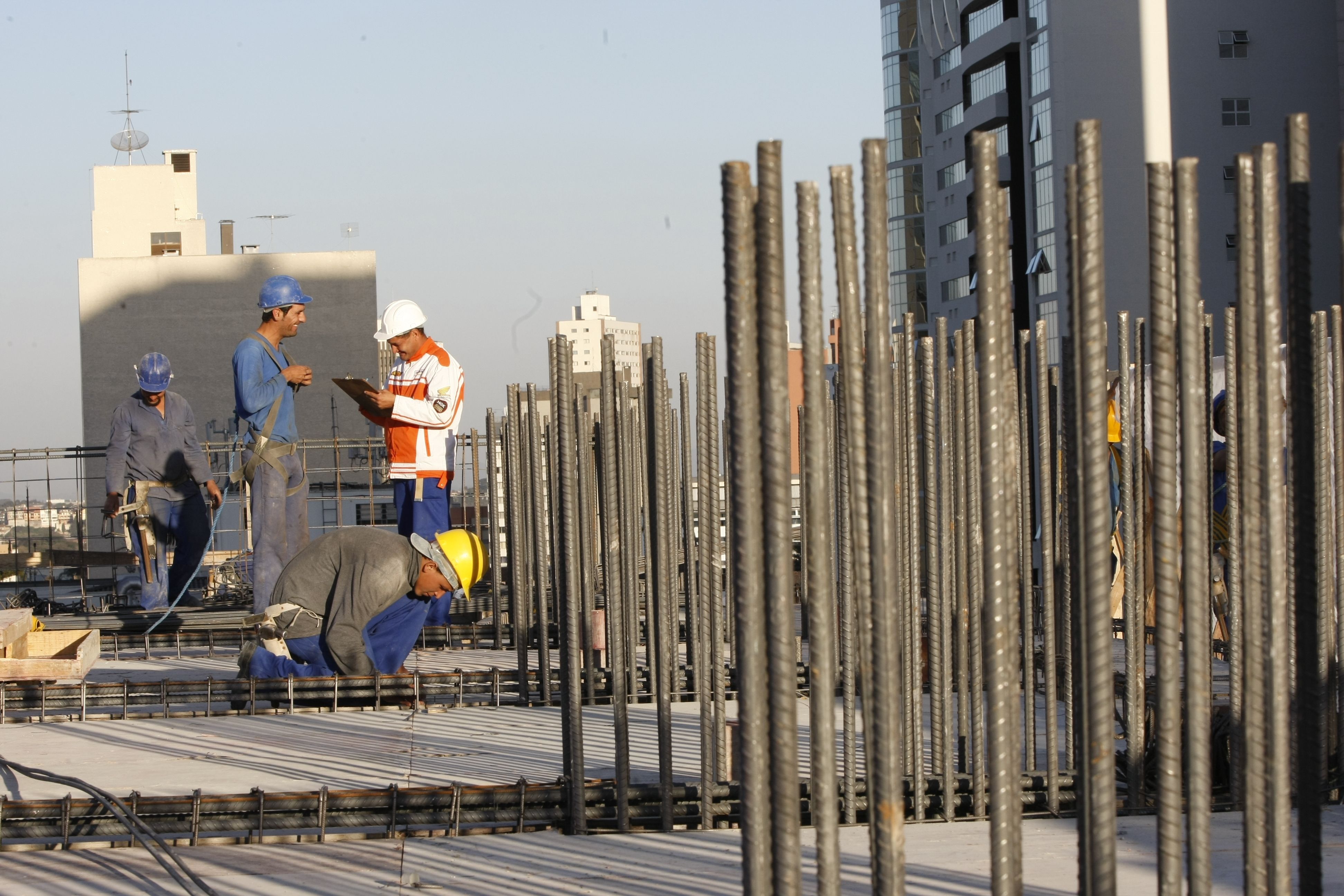 No primeiro bimestre foram abertos 5.149 postos de trabalho na Construção Civil | Jonathan Campos/Agência de Notícias Gazeta do Povo