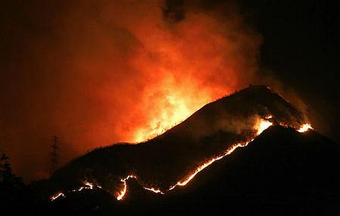 Altas temperaturas e baixa umidade estão causando grandes incêndios no parque El Avila | Reuters