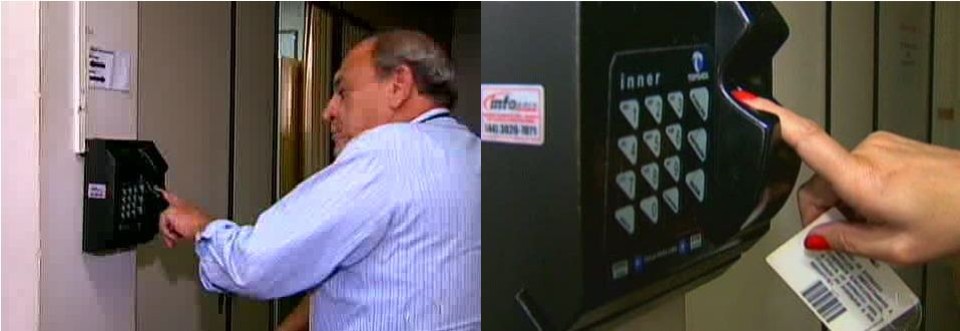 Apenas os concursados e comissionados da Câmara estavam sujeitos ao controle | Reprodução RPC TV