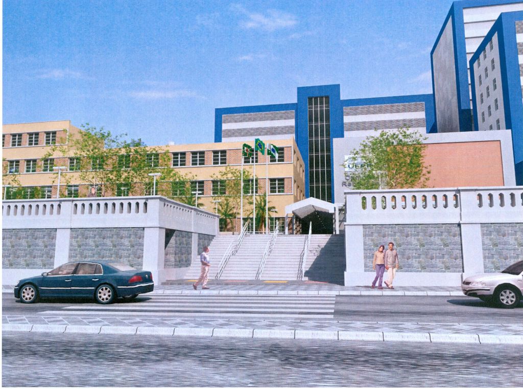 Maquete do câmpus no Rebouças, onde funcionarão cursos da área de Humanas | Arquivo / UFPR