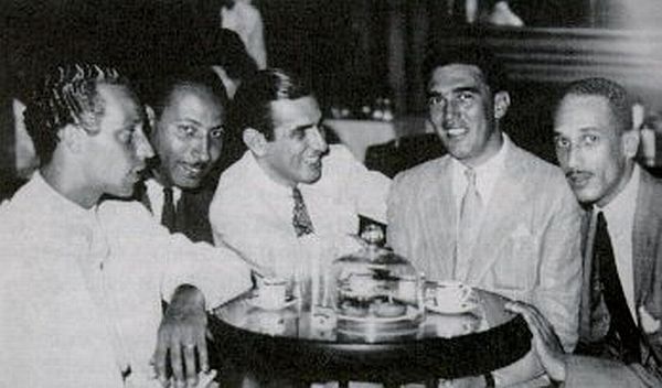 Orlando Silva, Cristovão Alencar, Nássara, Roberto Martins, e Evaldo Rui | Arquivo/Gazeta do Povo