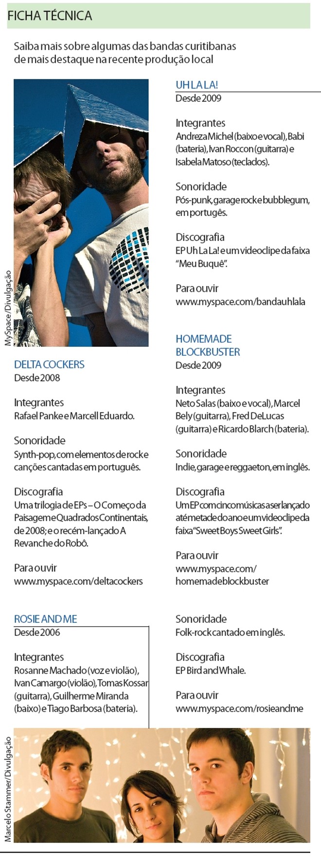 Saiba mais sobre algumas das bandas curitibanas de mais destaque | 