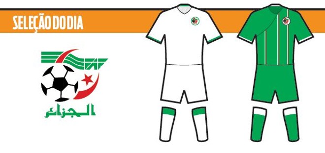 Veja o uniforme da Argélia | 