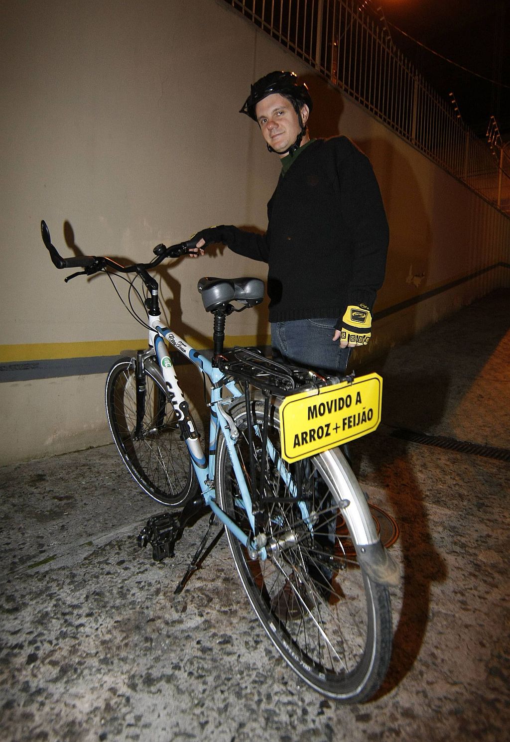 Leandro partiu da bicicleta para mudar o estilo de vida da família | Pedro Serápio/Gazeta do Povo