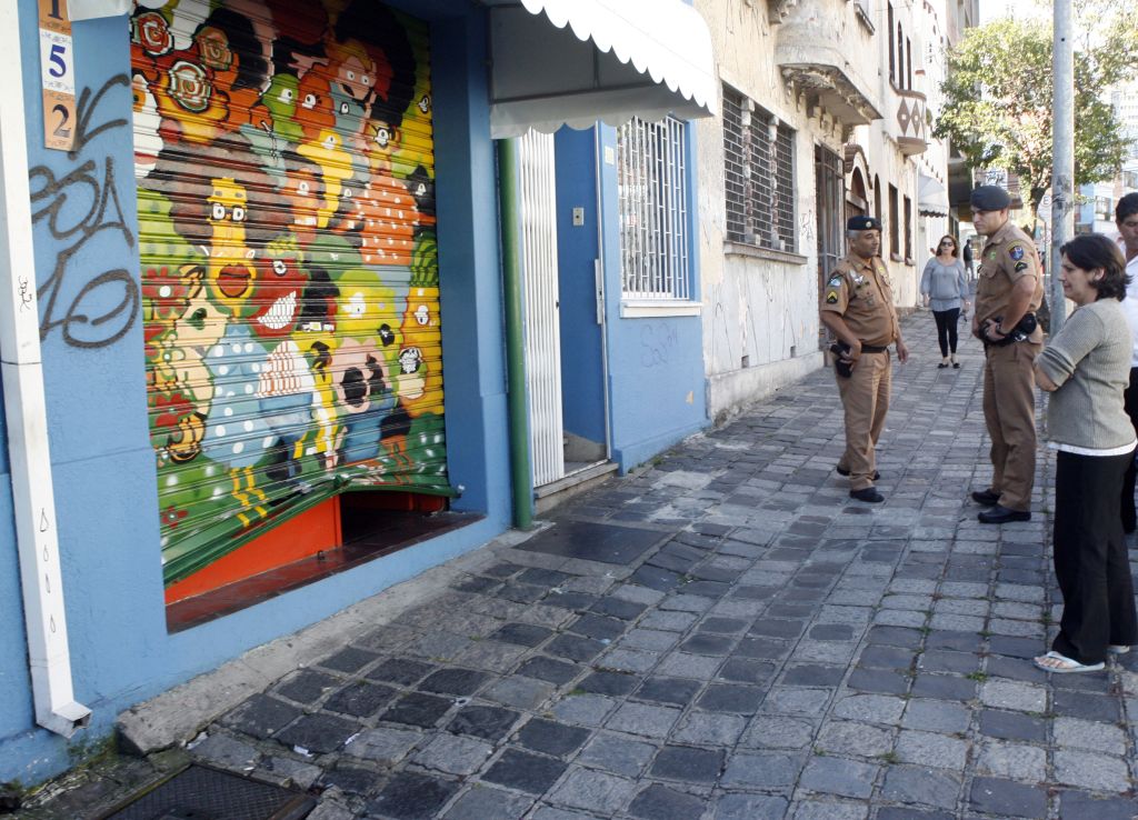 A loja de Márcia Pfau foi arrombada durante a madrugada: para comerciantes, São Francisco precisa de segurança preventiva | Priscila Forone/Gazeta do Povo