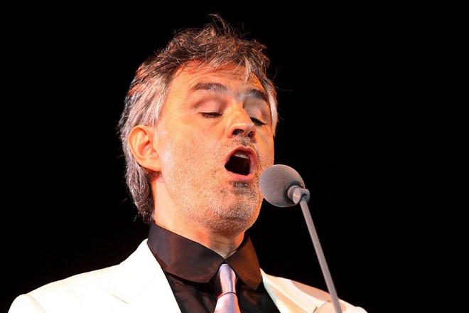 O tenor italiano Andrea Bocelli fará uma apresentação em Johannesburgo dois dias antes da grande final da Copa do Mundo | 
