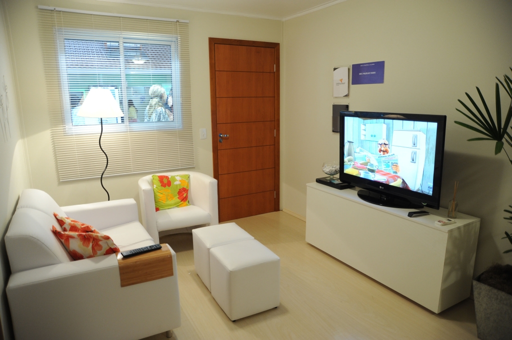 Casa de Compósitos, da Abmaco, feita de plástico reforçado com fibras de vidro. Casa de 37 m² fica pronta em dez dias | Divulgação