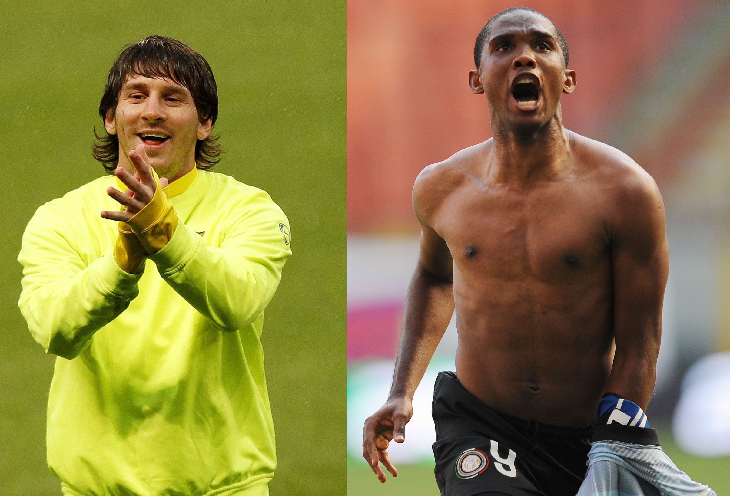 Messi e Eto´o: duelo à parte nesta quarta-feira pela Liga dos Campeões | Eddie Keogh (Reuters) / Alberto Pizzoli (AFP)