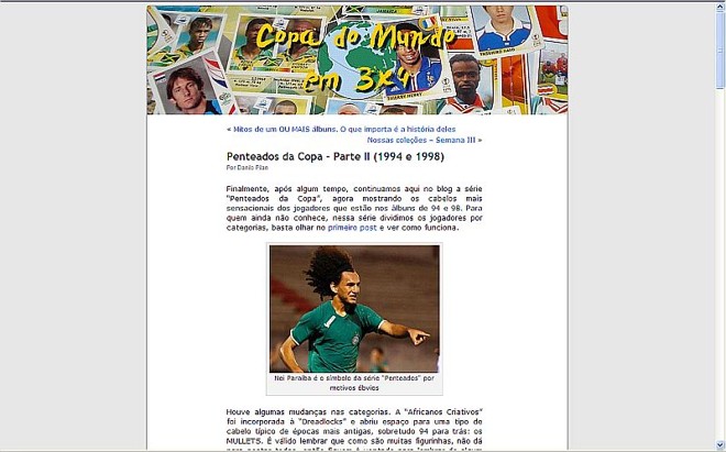 Aspectos peculiares não fogem ao alvo dos blogueiros do Copa do Mundo em 3 x 4 | 