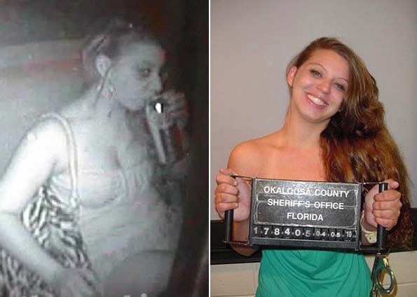 Tasha Lee Cantrell foi presa por tomar cerveja dentro de carro da polícia | Divulgação