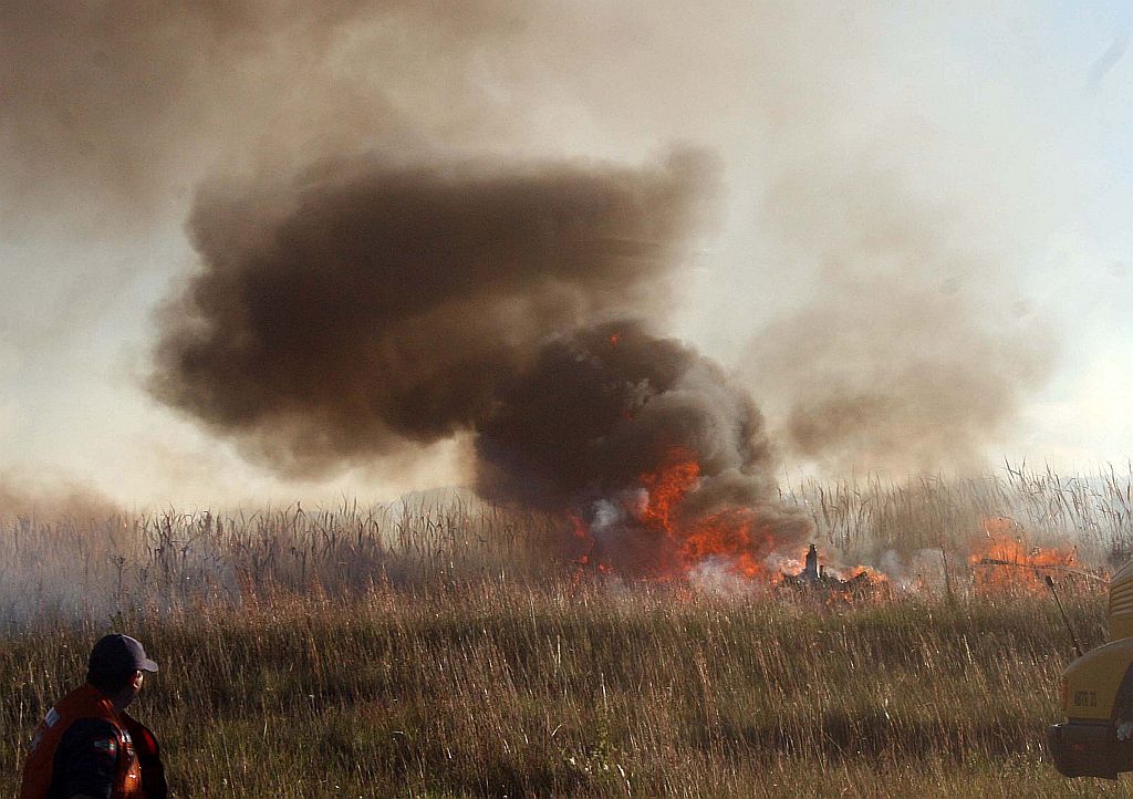 Aeroporto de Lages, em Santa Catarina: explosão assustou moradores | Alvarélio Kurossu/RBS