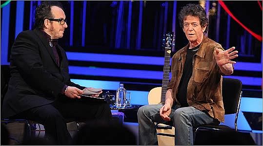 Elvis Costello com Lou Reed: revelações inéditas e performance histórica | Fotos: Divulgação