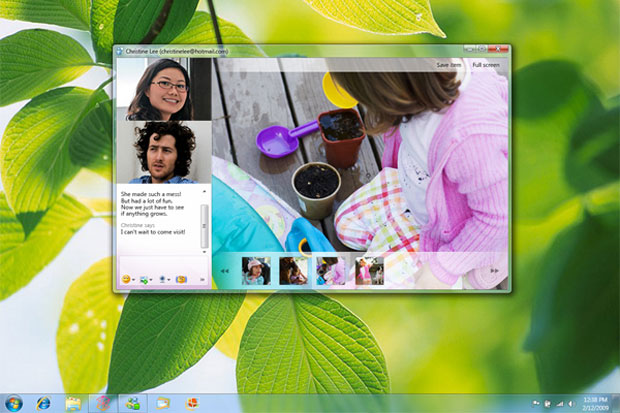 Windows Live Messenger permitirá videochat em alta resolução | Divulgação