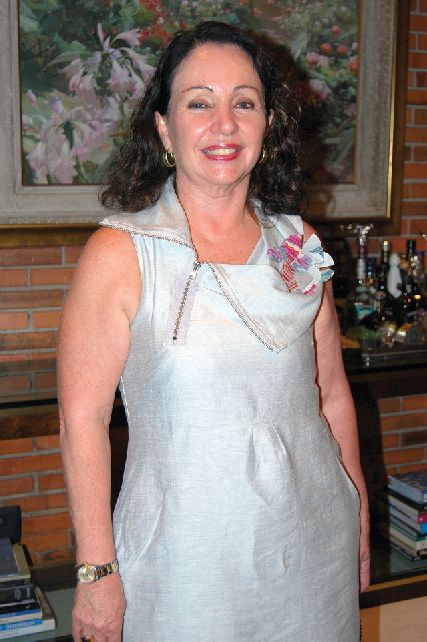 Terezinha Abagge, amiga-anfitriã de almoço na temporada | Fotos: Ângela de Mello