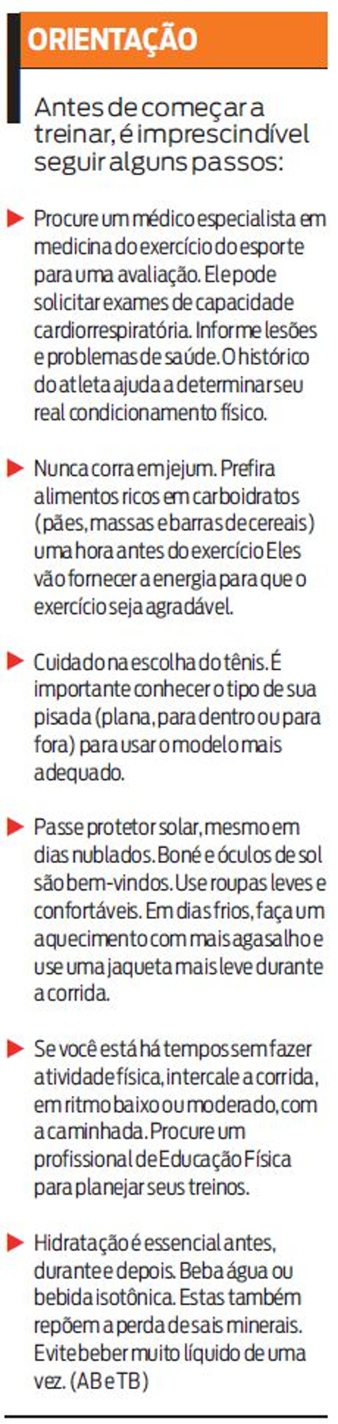 Confira dicas importantes antes de começar a correr | 