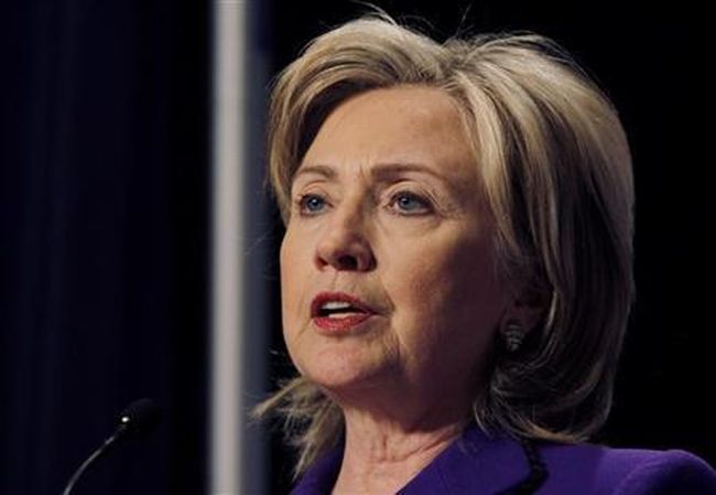 Secretária de Estado dos EUA, Hillary Clinton, fala em coletiva de imprensa depois de assinar Protocolo de Disposição de Plutônio com ministro de Relações Exteriores Russo, Sergey Lavrov, em Washington. Hillary disse na terça-feira que o Irã não apresentou nenhuma mudança após suas conversas no fim de semana com a Agência Internacional de Energia Atômica (AIEA) e continua desafiando a comunidade internacional com seu programa nuclear | REUTERS