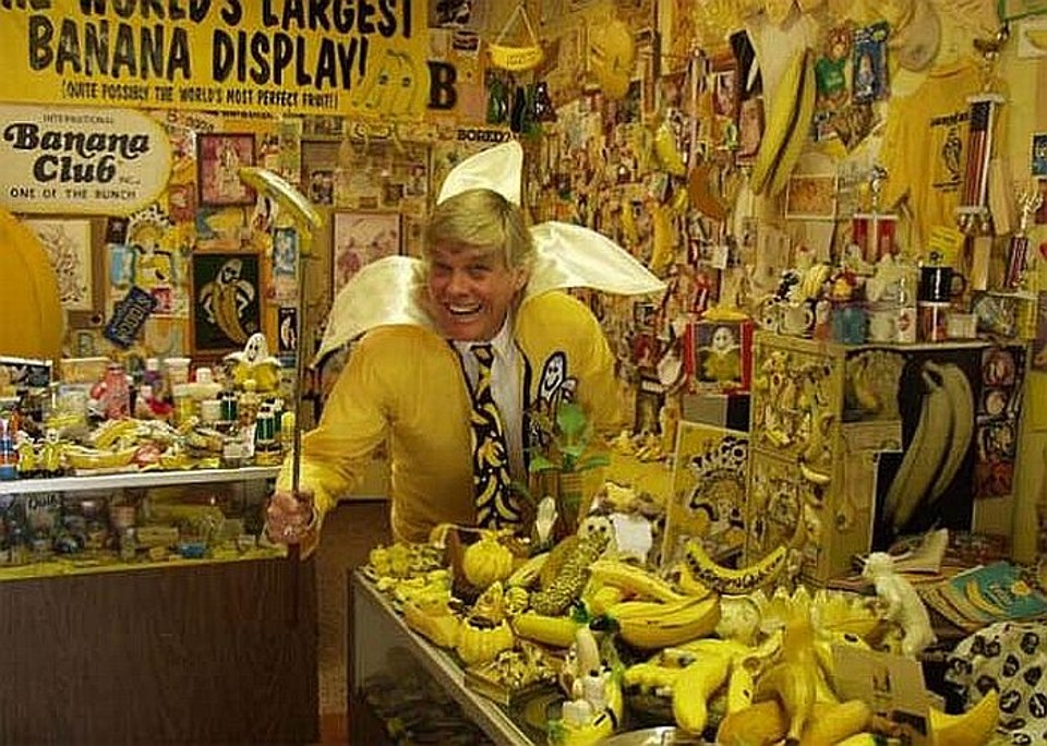 Ken Bannister e seu Museu da Banana mudarão de endereço em dezembro de 2010 | Divulgação