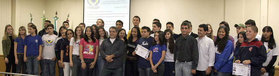 Os 31 atuais vereadores Jovens foram diplomados e empossados no dia 28 de abril para gestão de doze meses | Edson Mazzetto/Câmara Municipal de Cascavel