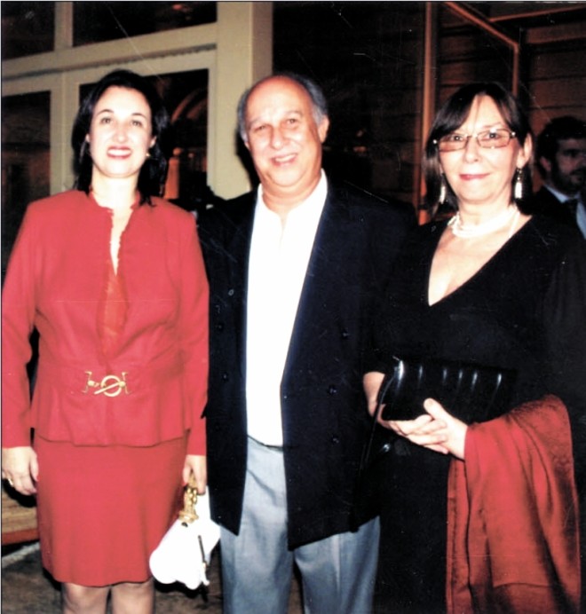 Alice Beatriz e Almir Soares com Janice Meister |
