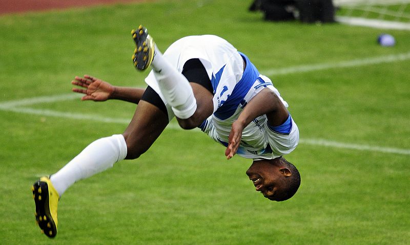 Georgy Welcome fez um gol que foi bem vindo para Honduras, que com ele se salvou da derrota | Attila Kisbenedek / AFP